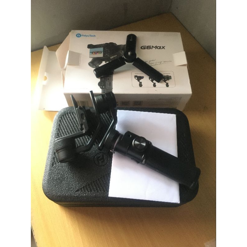 Gimbal Stabilizer Feiyu G6 Max Bekas/Second max load 1,2 kg bisa masuk sonya7 sama lensa 50mm (BACA 