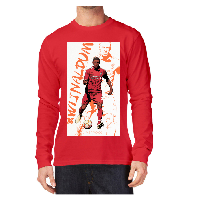 Kaos Baju Tshirt Klub Bola Liverpool Lengan Panjang Combed 30S Termurah kualitas Distro