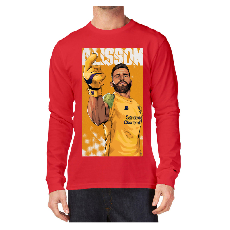 Kaos Baju Tshirt Klub Bola Liverpool Lengan Panjang Combed 30S Termurah kualitas Distro