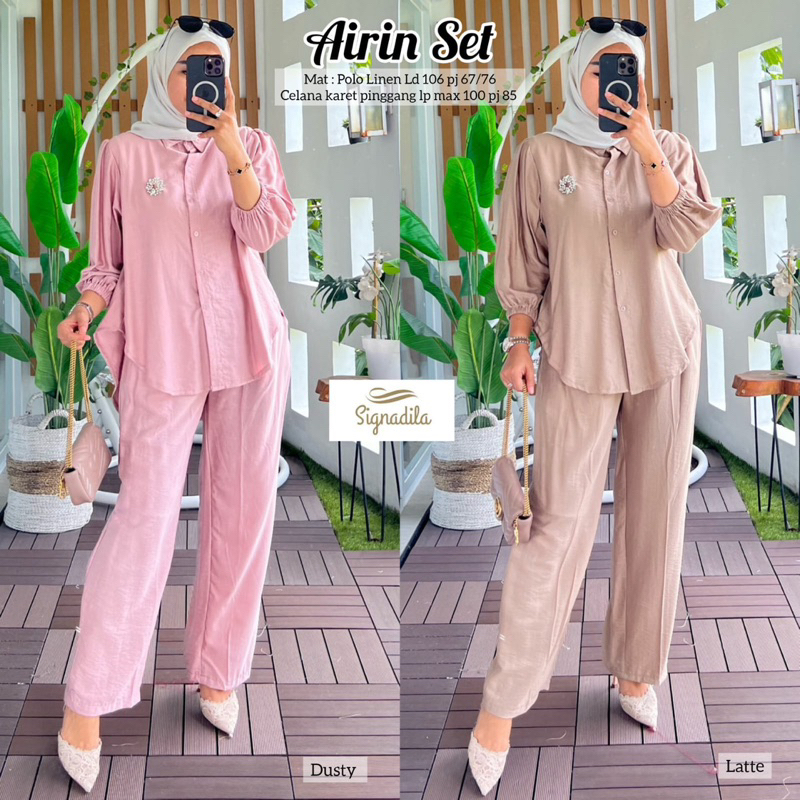 AIRIN SET BAJU SETELAN ORI BY SIGNADILA