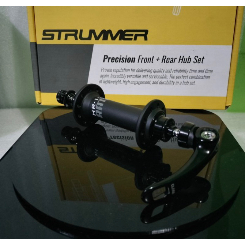 N. Hub Strummer HR10 ratchet hole 20 rimsbrake/hub roda depan roadbike