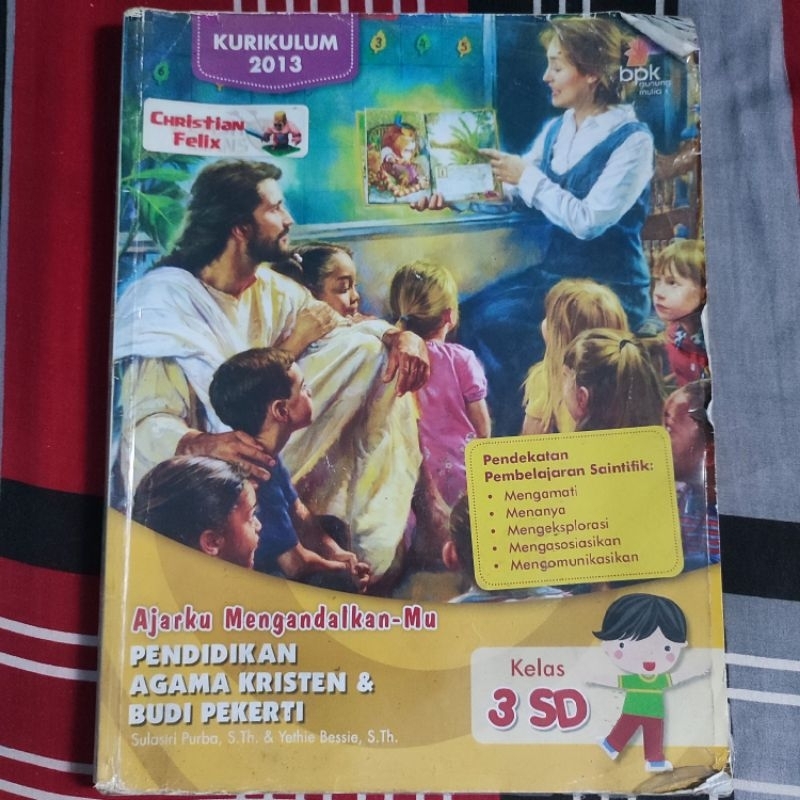 Buku agama Kristen kelas 3 SD | Bpk gunung mulia | Kurikulum 2013 buku bekas