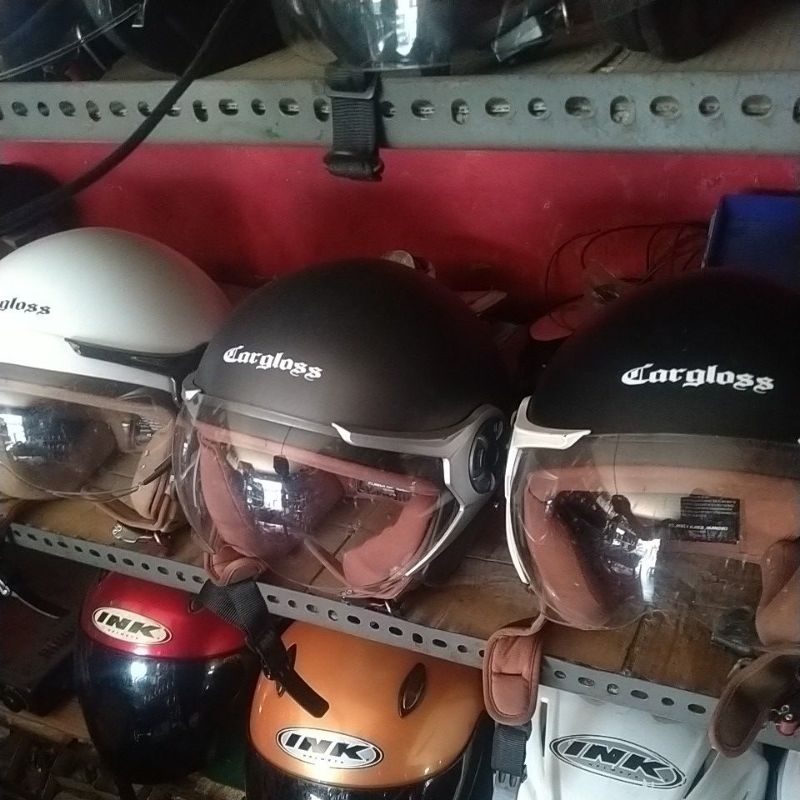 helm cargloss hijab bekas/seken/second/preloved