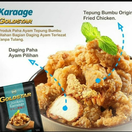 

GOLDSTAR CHICKEN KARAGE 500GR