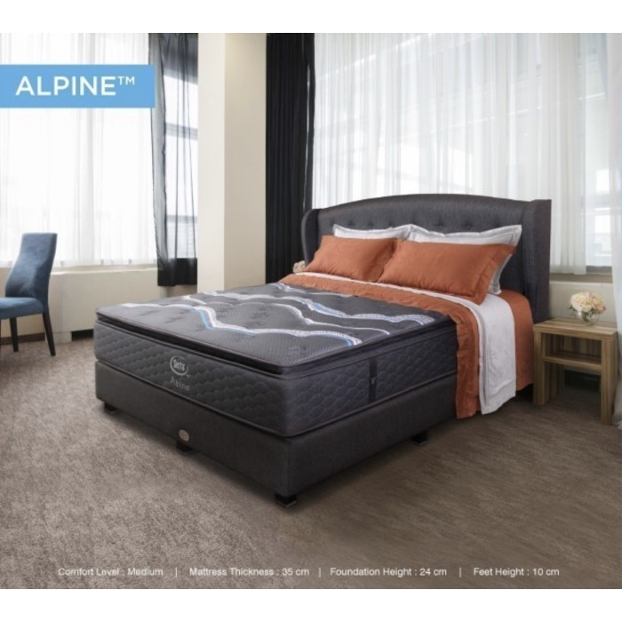 full set kasur springbed Serta Alpine