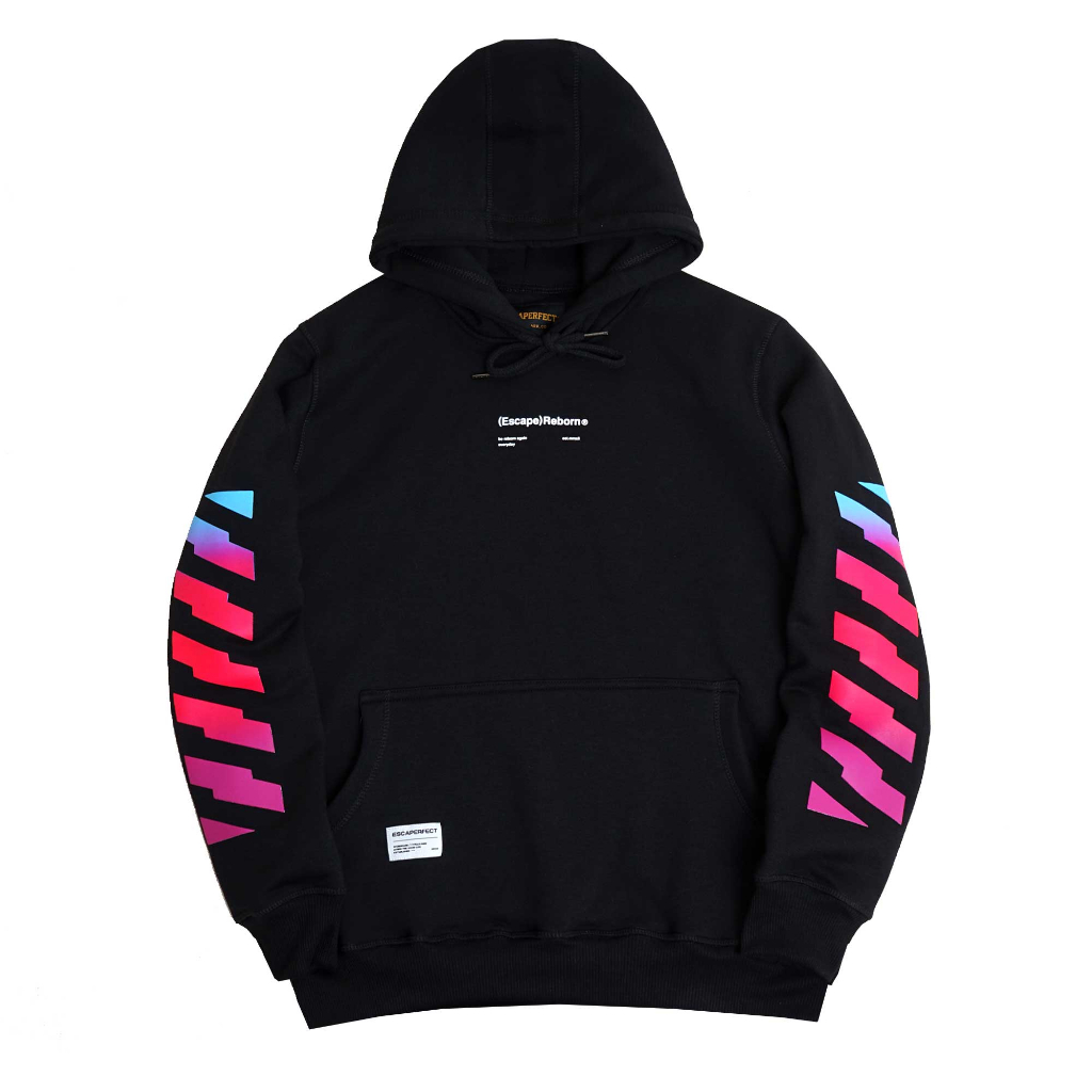 Escaperfect Hoodie Reborn - Black Hoodie Sweater Pria