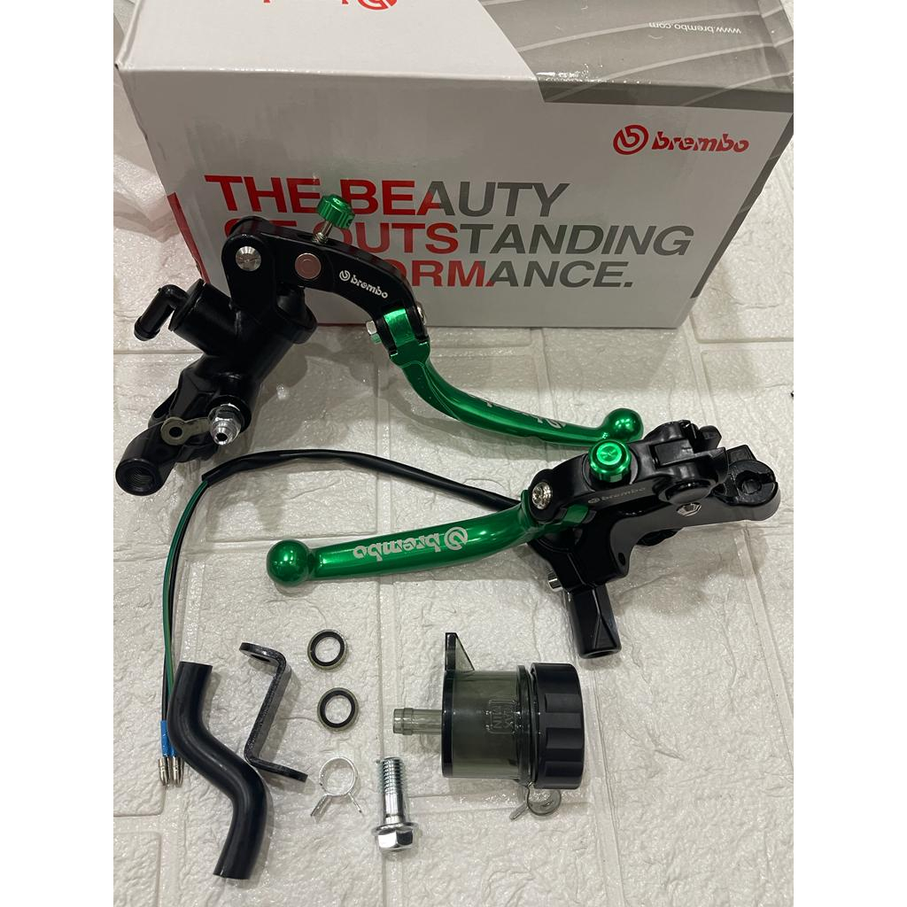 HANDEL MASTER REM KOPLING SET MODEL ACCOSATO TABUNG SMOKE SINGLE UNIVERSAL SEMUA MOTOR NINJA AEROX S