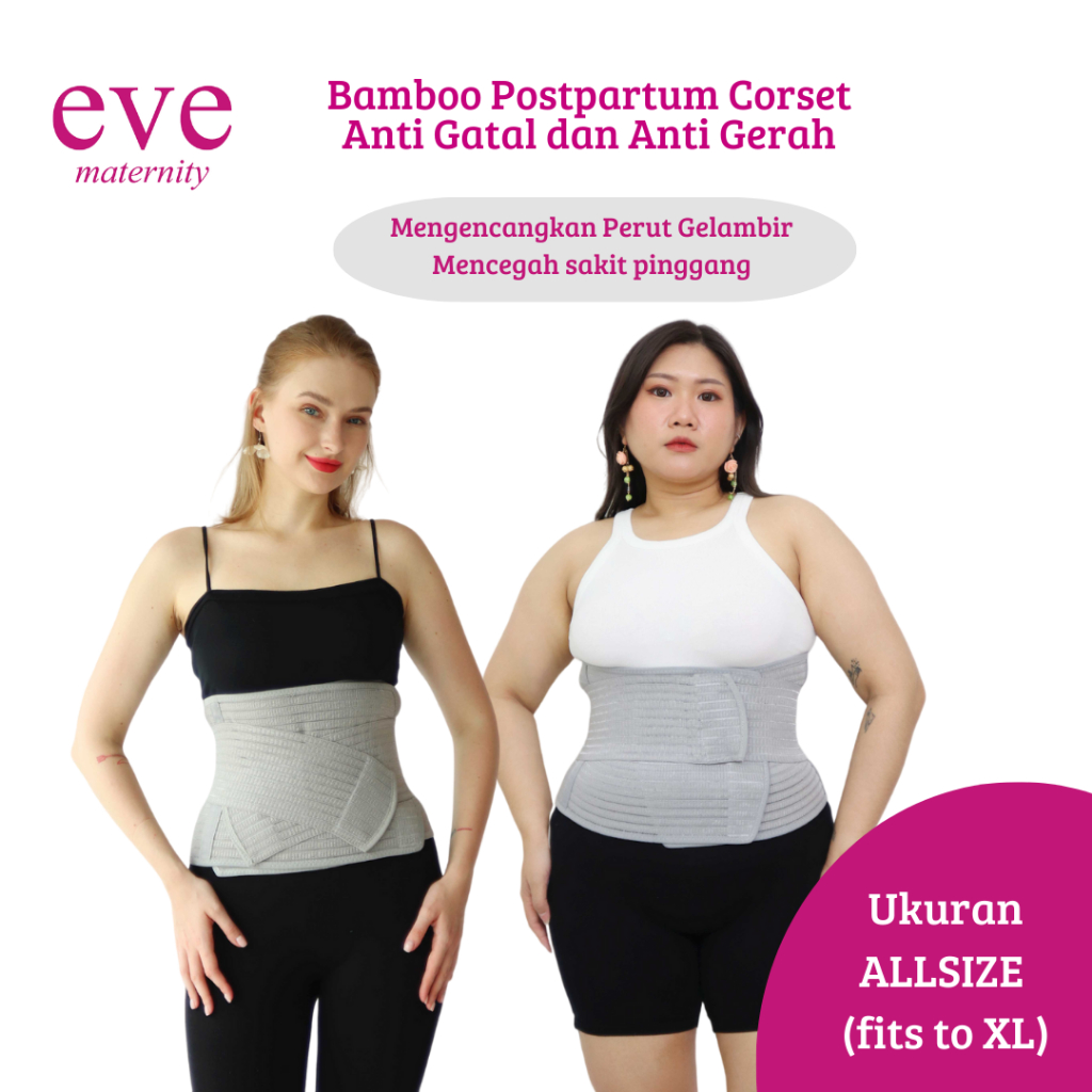 Korset Pelangsing Bamboo Big Size Pasca Melahirkan Aman untuk Caesar Anti Bakteri SE056