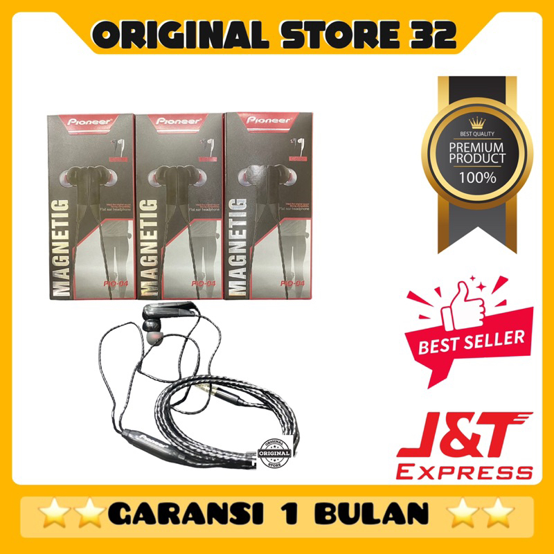 HF/HEADSET / EARPHONE PIONER PIO -04 MAGNET PREMIUM SUPER BASSS