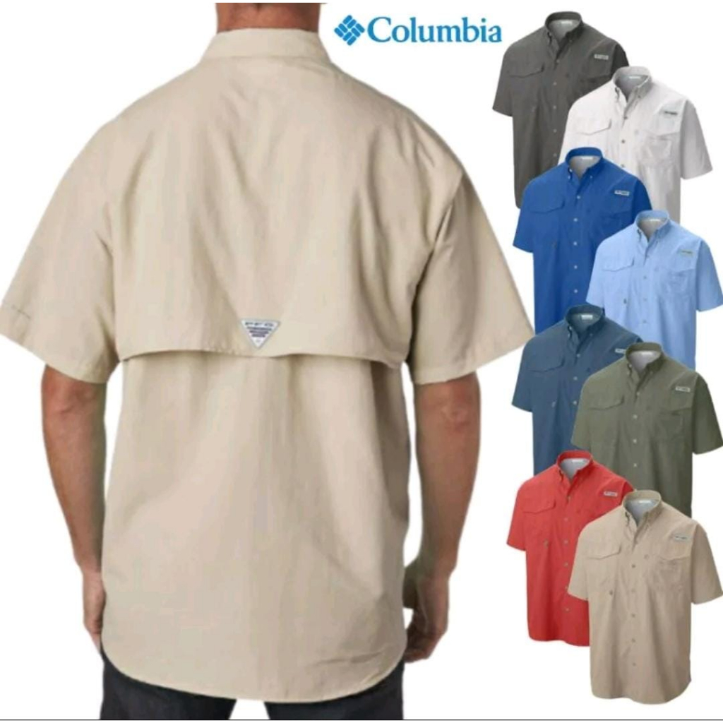 Kemeja Outdoor Columbia Men's PFG Bahama Original A18