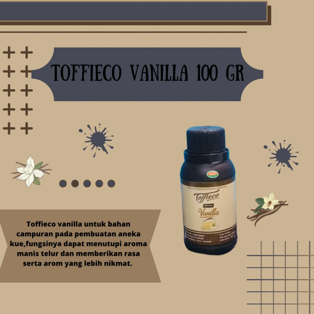 

TOFFIECO PERISA VANILLA 100 GR