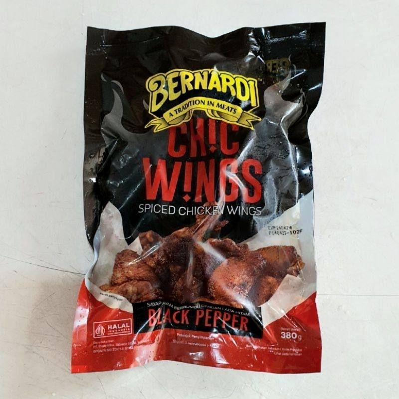 

bernardi chicken wings black paper / extra hot / original 380g