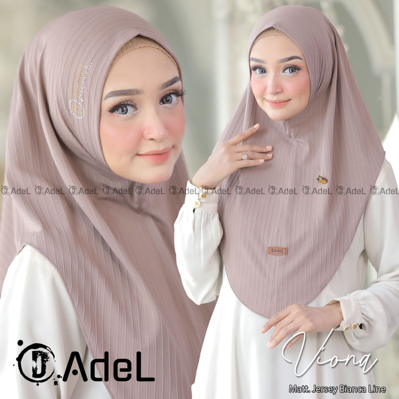 HIJAB INSTAN ADEL (VIONA) ORIGINAL free bros ADEL/ hijab instan ped Malay