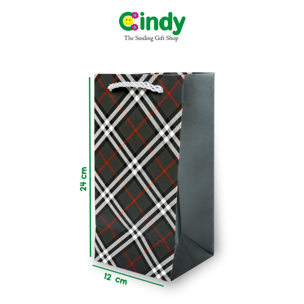 

Cindy Paper Bag Tali Size Botol - Paper Bag 12x10x24.5 cm - CFR0130