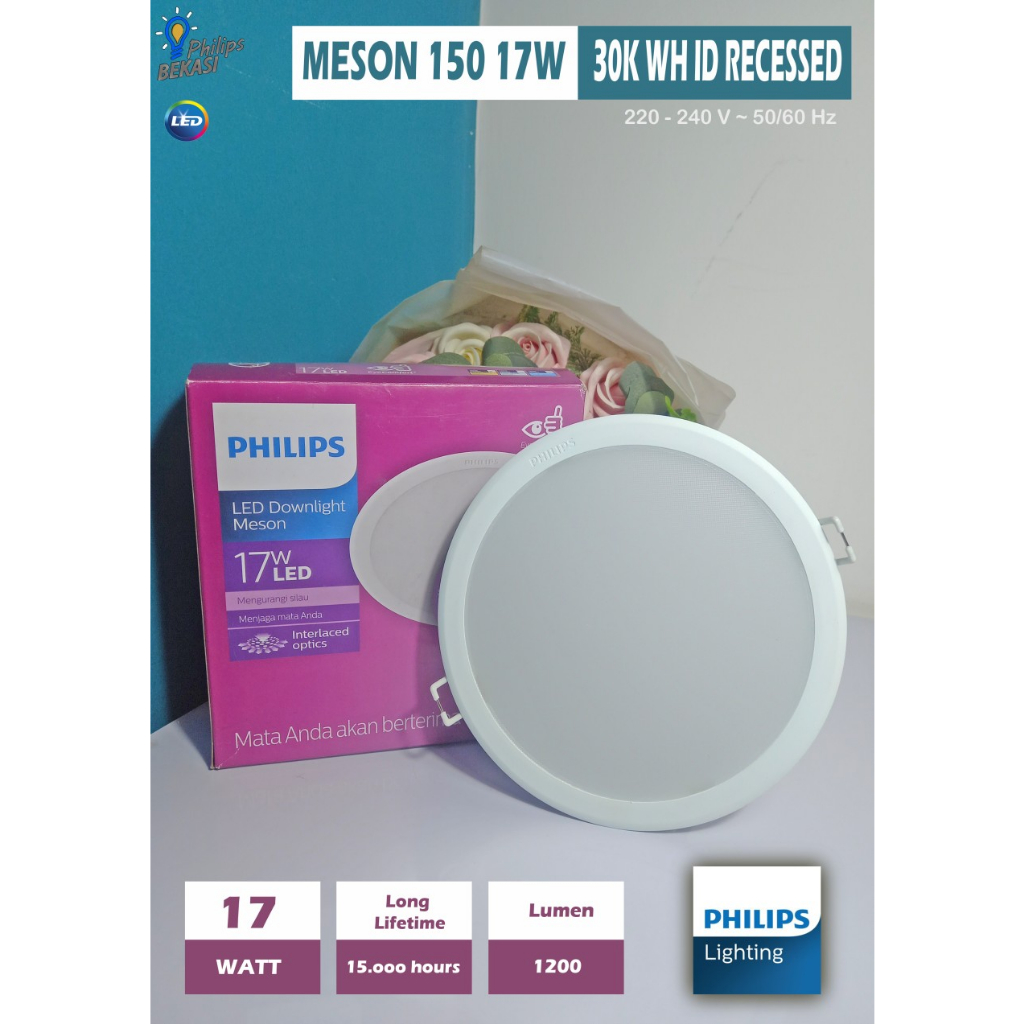 Lampu Philips Downlight LED 59466 Meson 17 Watt