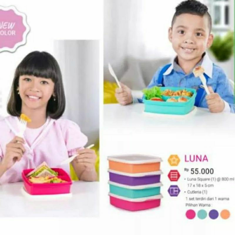 Lunch Box Moorlife Luna / Kotak Bekal / Tempat Makan