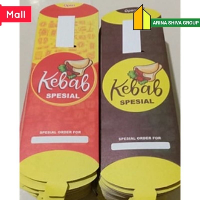 

100 LEMBAR KERTAS KEBAB TARIKAN UKURAN 24 × 9,2 CM HIGH QUALITY PAPER CRAFT TEBAL PRODUK TERBARU | KOTAK KEBAB KEKINIAN | DUS KEBAB VIRAL TIKTOK | KEMASAN KEBAB KEKINIAN | BOX KEBAB VIRAL | ARINA SHIVA GROUP 6136