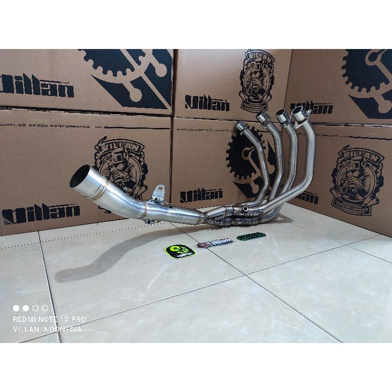 (ORIGINAL) HEADER BENDING VILLAN SILVER ZX25R INLET 50/51