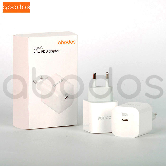 Abodos USB-C 20W PD Adapter Menggunakan Port TYPE C