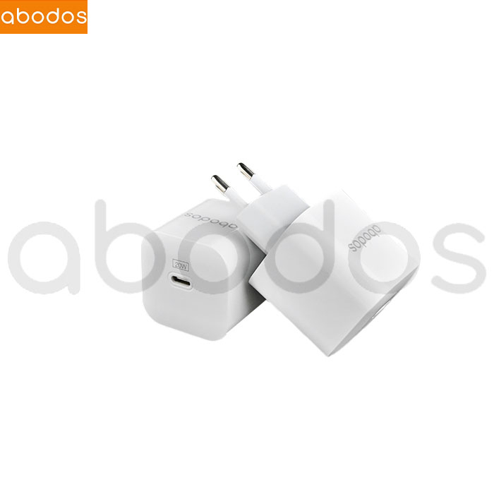 Abodos USB-C 20W PD Adapter Menggunakan Port TYPE C