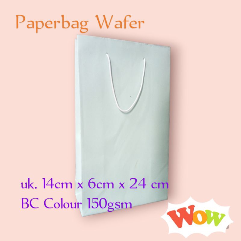 

PAPERBAG WAFER BC | 14*6*24 | 150GSM