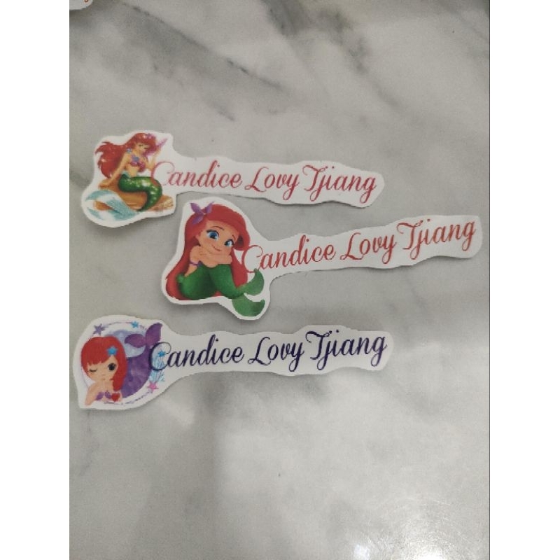 

stiker buku / label buku /stiker