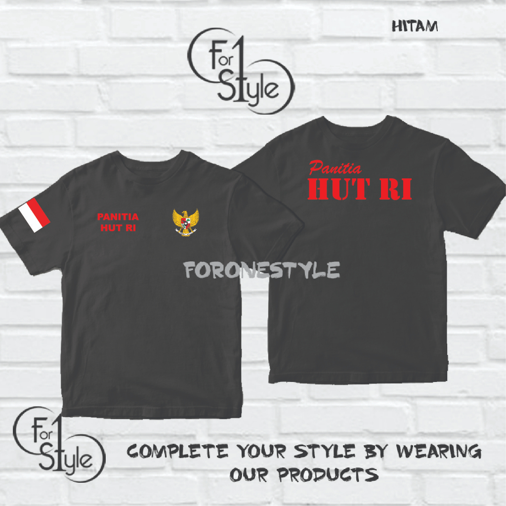 TYPEB06 - KAOS panitia HUT RI -  KAOS  AGUSTUS DIRGAHAYU HUT RI KE 78 TERUS MELAJU UNTUK INDONESIA MAJU - FORONESTYLE