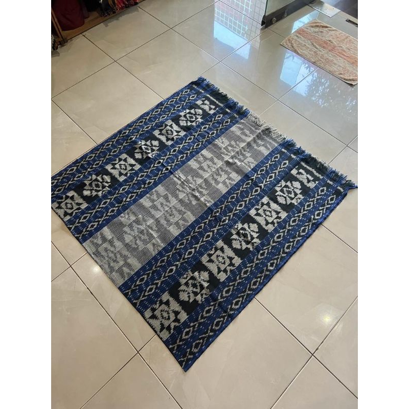 ELPHI Kain Tenun Blanket Troso Ikat Bahan Couple Tenun