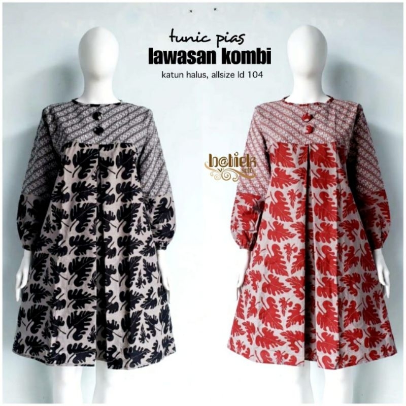 tunik lawasan combi