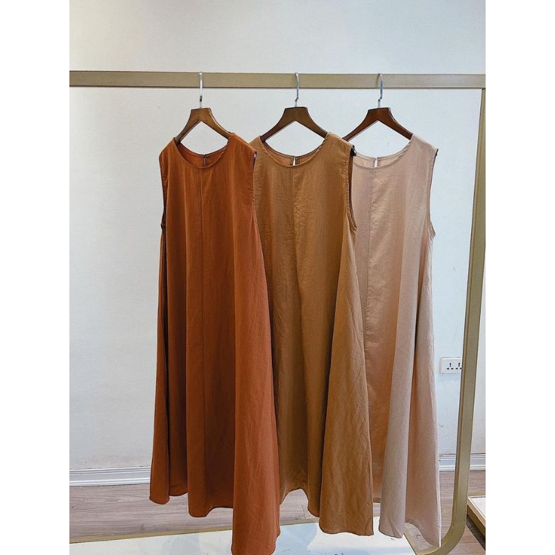 INNER DRESS  KATUN TOYOBO PREMIUM | INNER DRESS TANPA LENGAN | INNER PENDEK SELUTUT | INNER DRESS BU