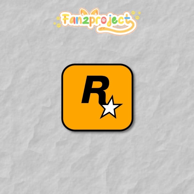 STICKER ROCKSTAR GAMES LOGO