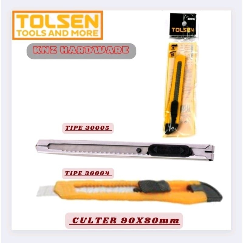 

CUTTER / SILET 9MMX80MM TOLSEN