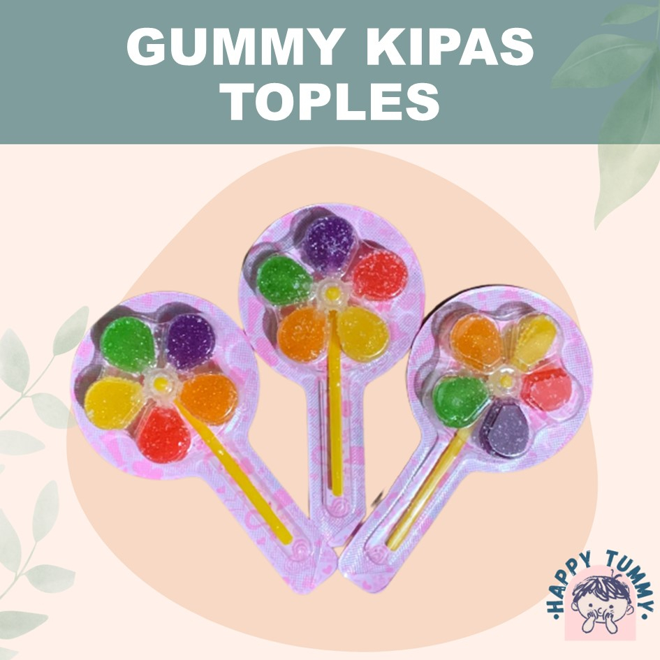 

Gummy Kipas. lolipop lunak. PAK