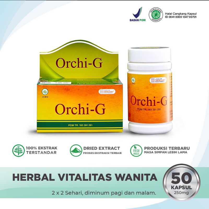 Orchi-G untuk meningkatkan libido wanita & menambah gairah seksual isi 50 kapsul