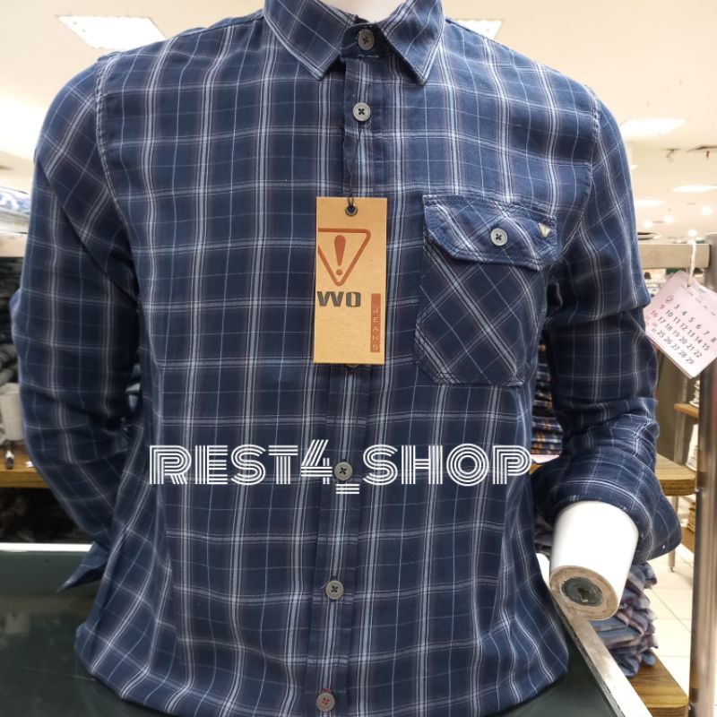 WATCHOUT KEMEJA LENGAN PANJANG JS302880127 NAVY
