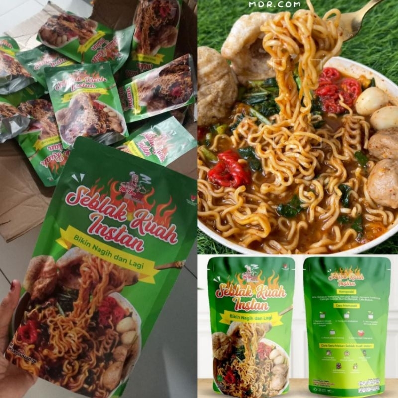 

*Seblak kuah instan*