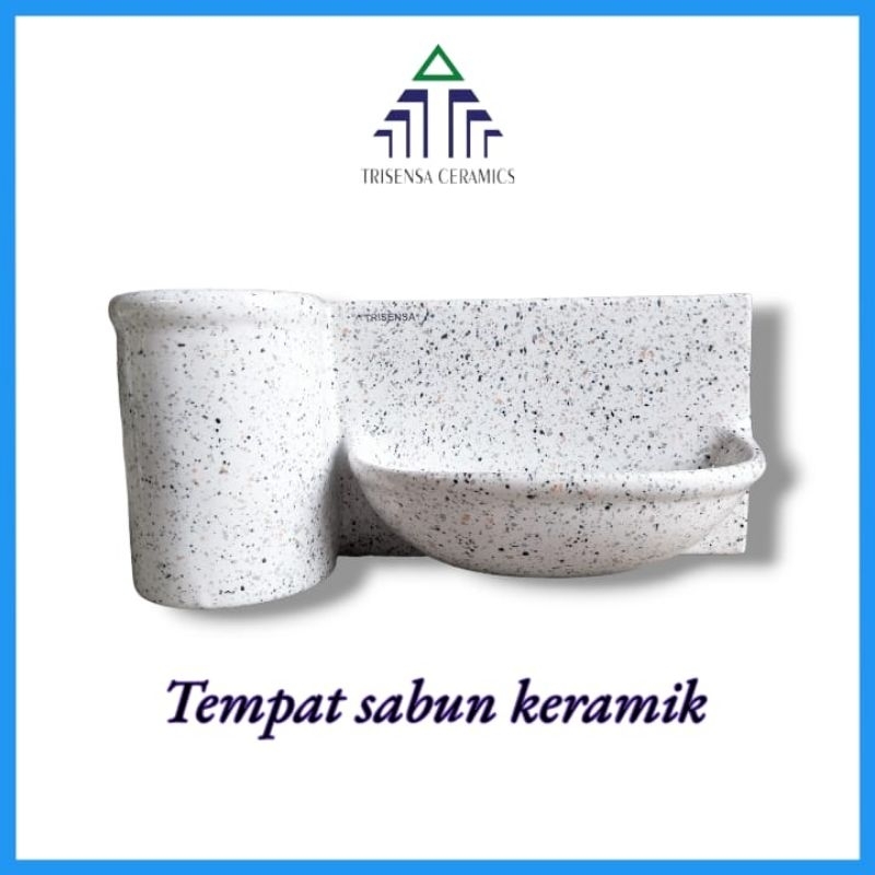 Tempat sabun keramik / tempat sabun tempel tanam dinding kamar mandi/ tempat sabun karakter lucu