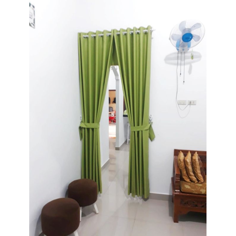 Gorden Polos Blackout Ori Import Gordeng Jendela Gordyn Pintu Kamar Horden Ruang Tamu Gorden Poni 1 