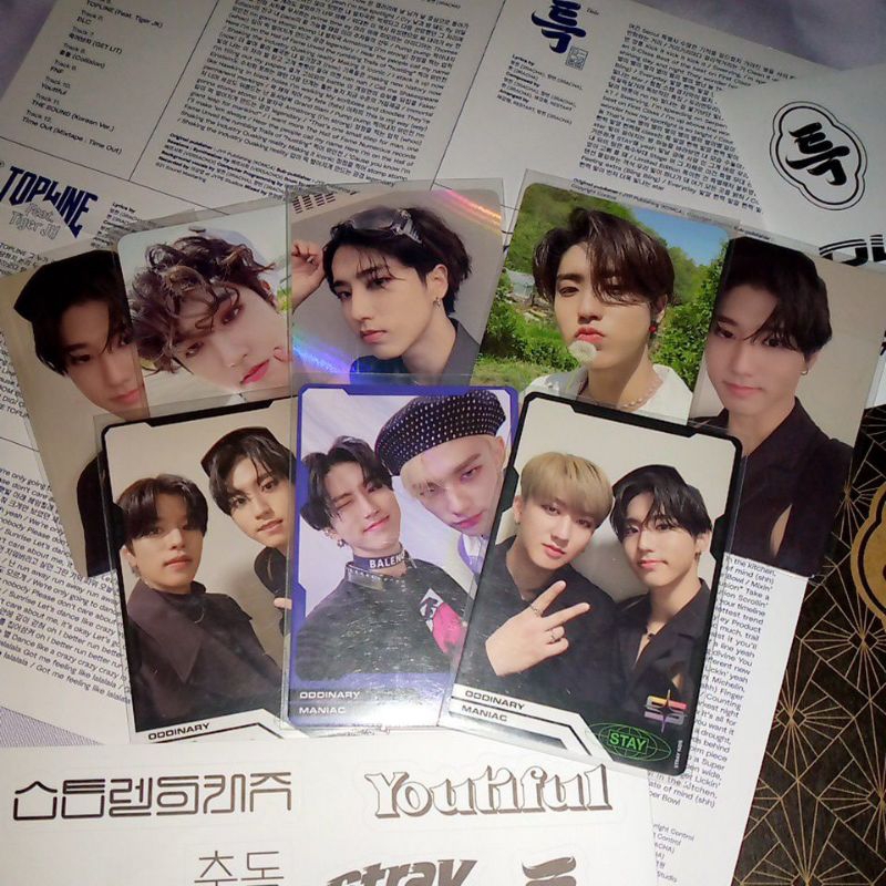 Stray Kids Photocard Han Jisung pc pob Music Plant Muplant Maxident mask off Oddinary Go vers Maxide