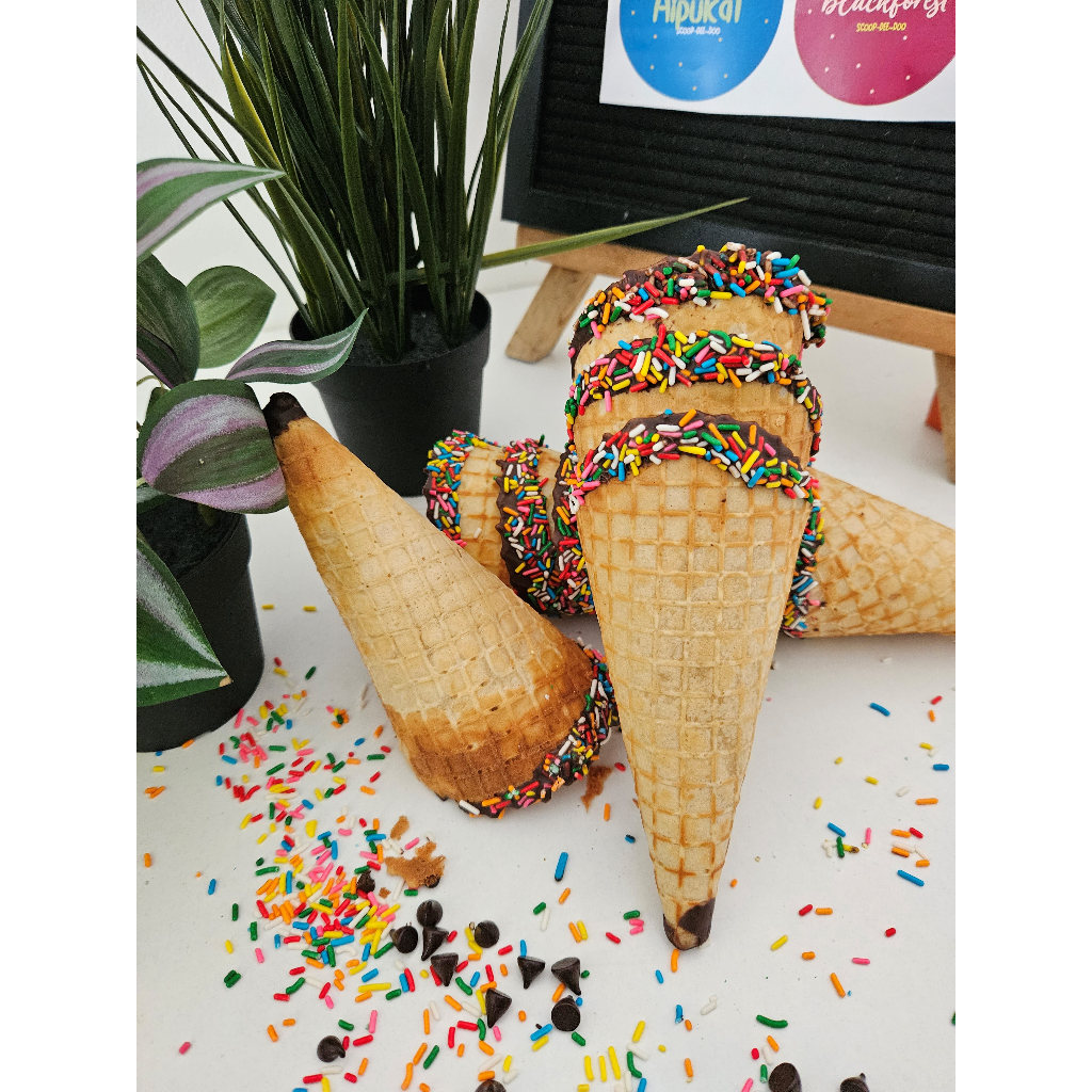 

Waffle Ice Cream Cone Homemade 6 pcs