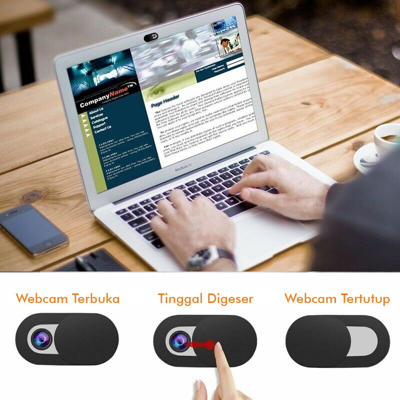 WEBCAM KAMERA COVER / PENUTUP CAMERA LAPTOP