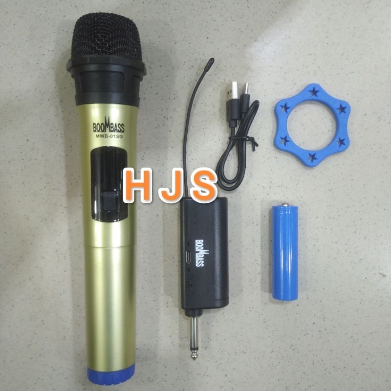 MIC WIRELESS VOCAL BOOMBASS