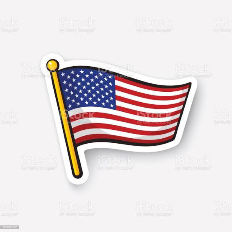 

Sticker Bendera Amerika