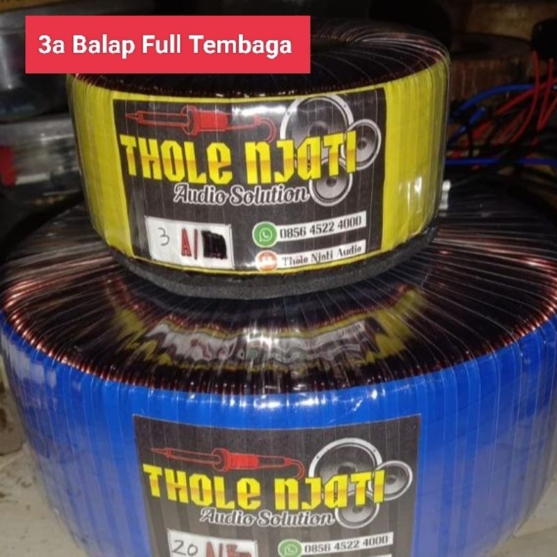Trafo 3a murni Full Tembaga