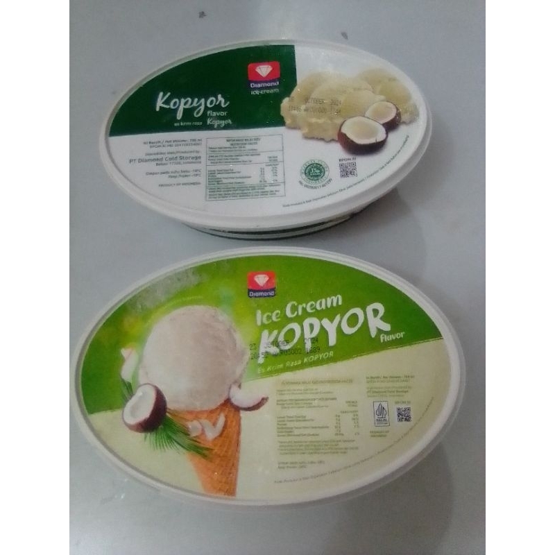 

Ice Cream Diamond Kopyor 700ML