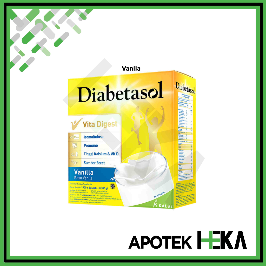 

Diabetasol 950 g - Susu Nutrisi Khusus Diabetes
