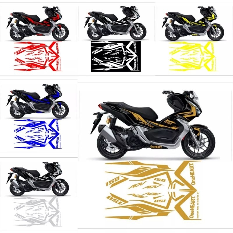 BISA COD Striping sticker cutting honda adv 150/160 /accessories honda adv / all motor adv