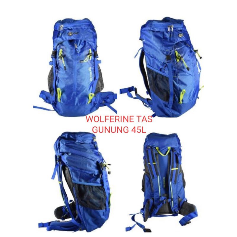 Tas gunung Wolverine 45L