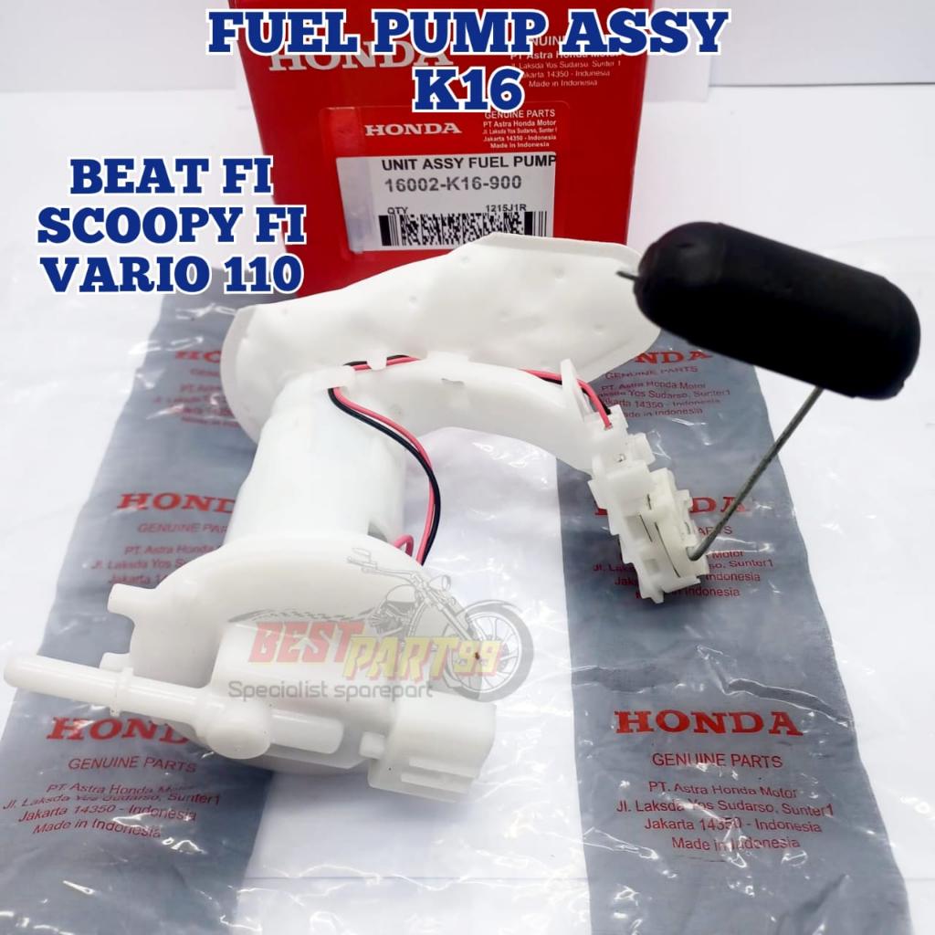 Fuel Pump Assy Honda Beart FI Scoopy FI k16 ahm Kualitas Original Ori asli BeAT FI CBS K25 ahm