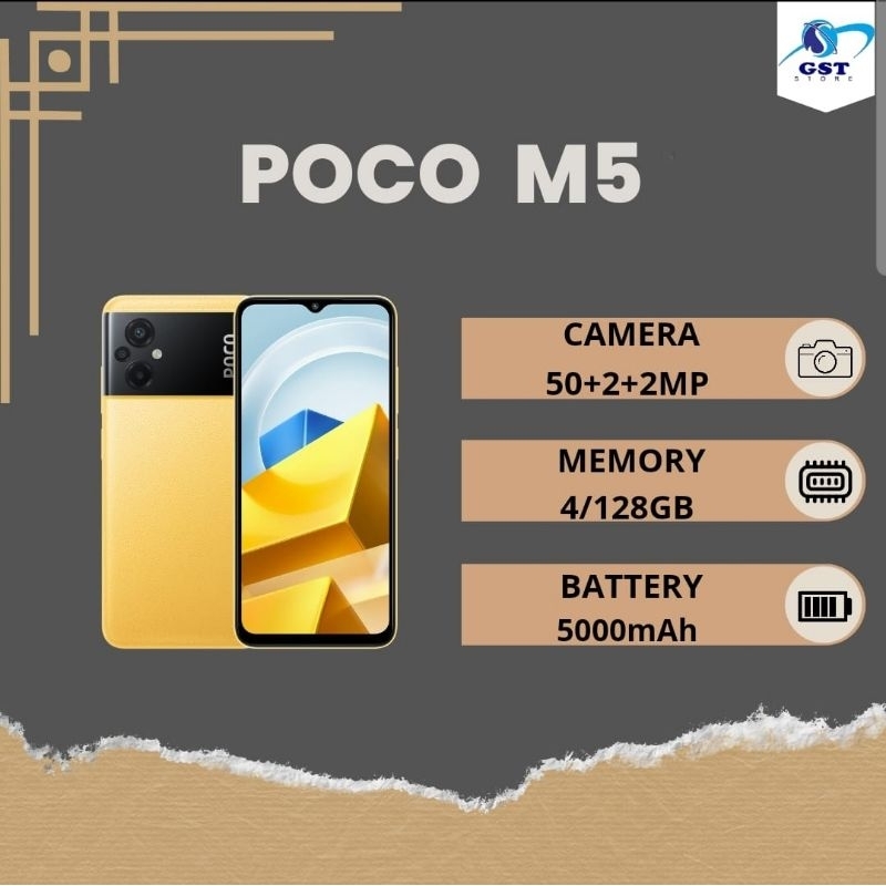 HP POCO M5 4/128 BERGARANSI RESMI